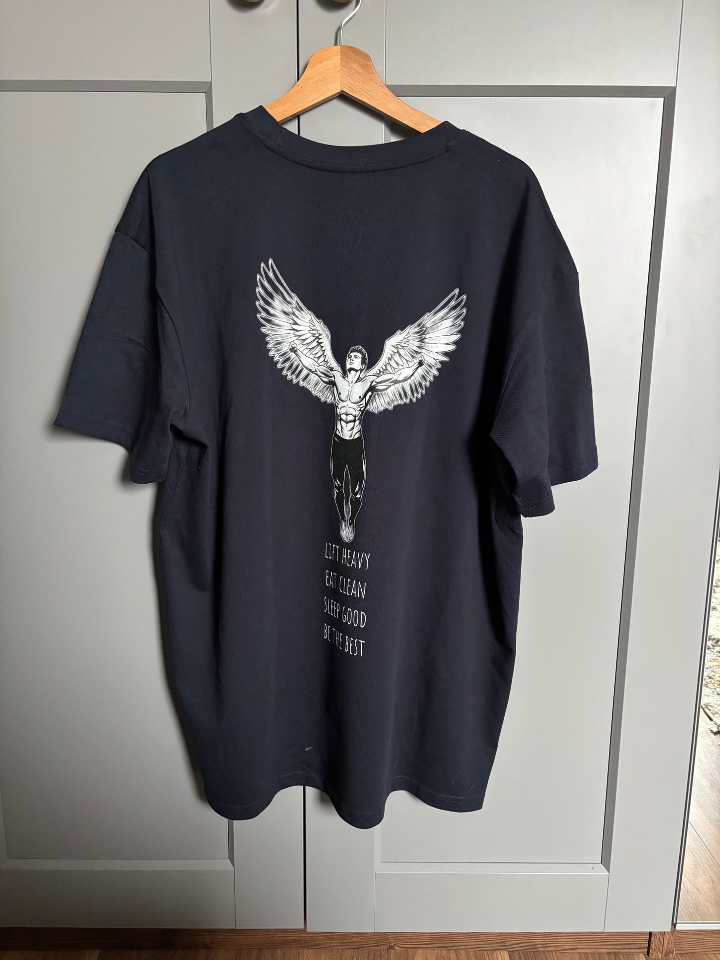 Premium Over-sized Gym T-shirt [navy blue]